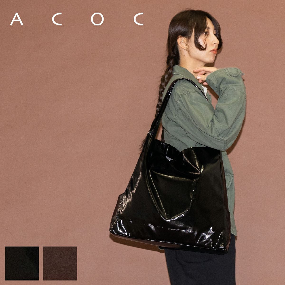 アコック ACOC Research Bag バッグ ショルダーバッグ 茶色 アコック ACOC Research L Bag リサーチ L バッグ レディース