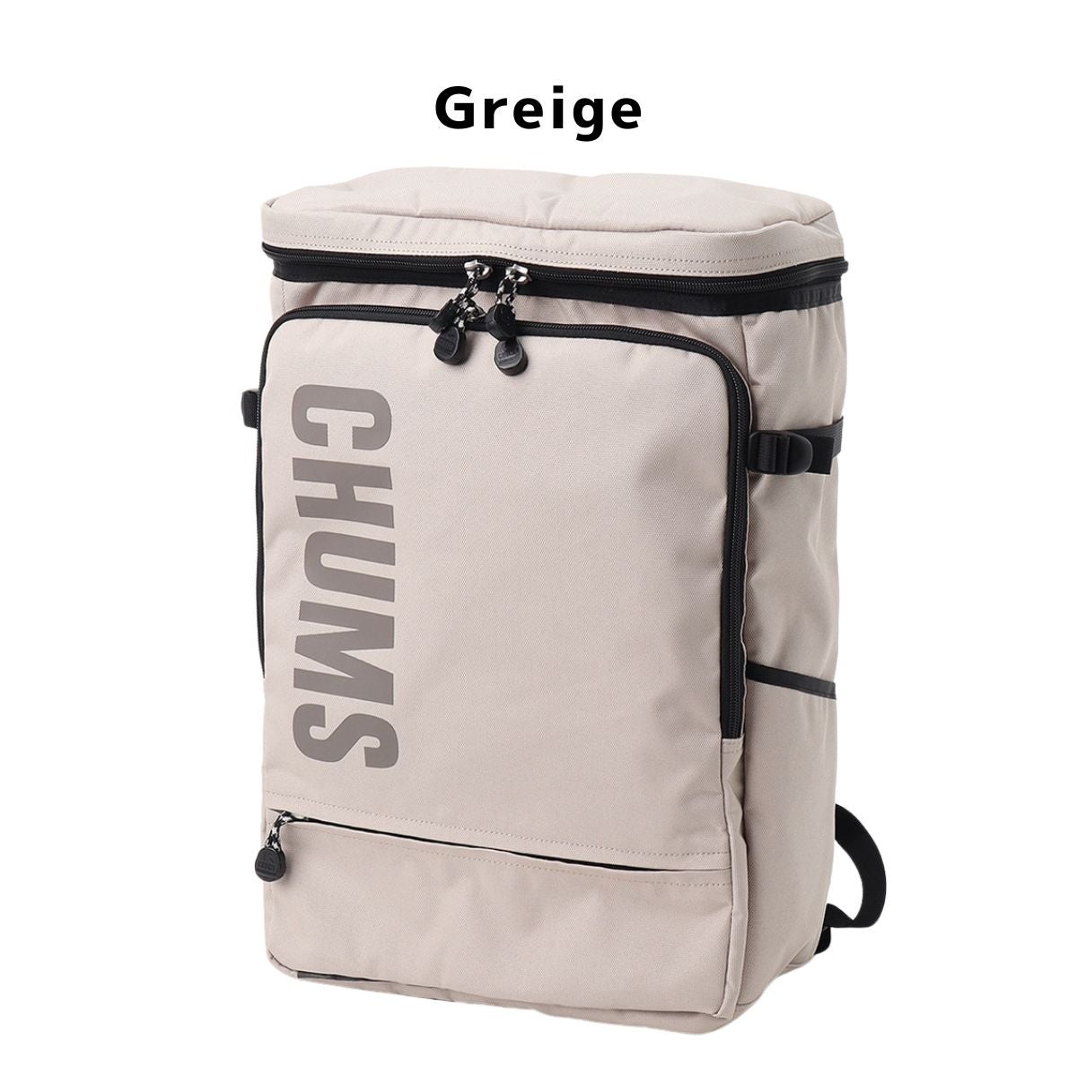 極美品✨　CHUMS　チャムズ　オーバオール　Travel　総柄　超ワイド チャムス リサイクルトップオープンスクエアデイパック CHUMS Recycle
