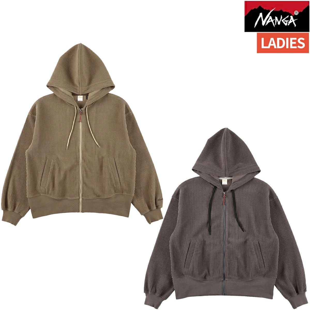ナンガ ニットコーデュロイ フーディー レディース NANGA KNIT
