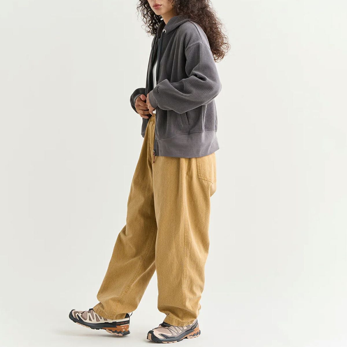 ナンガ ニットコーデュロイ フーディー レディース NANGA KNIT