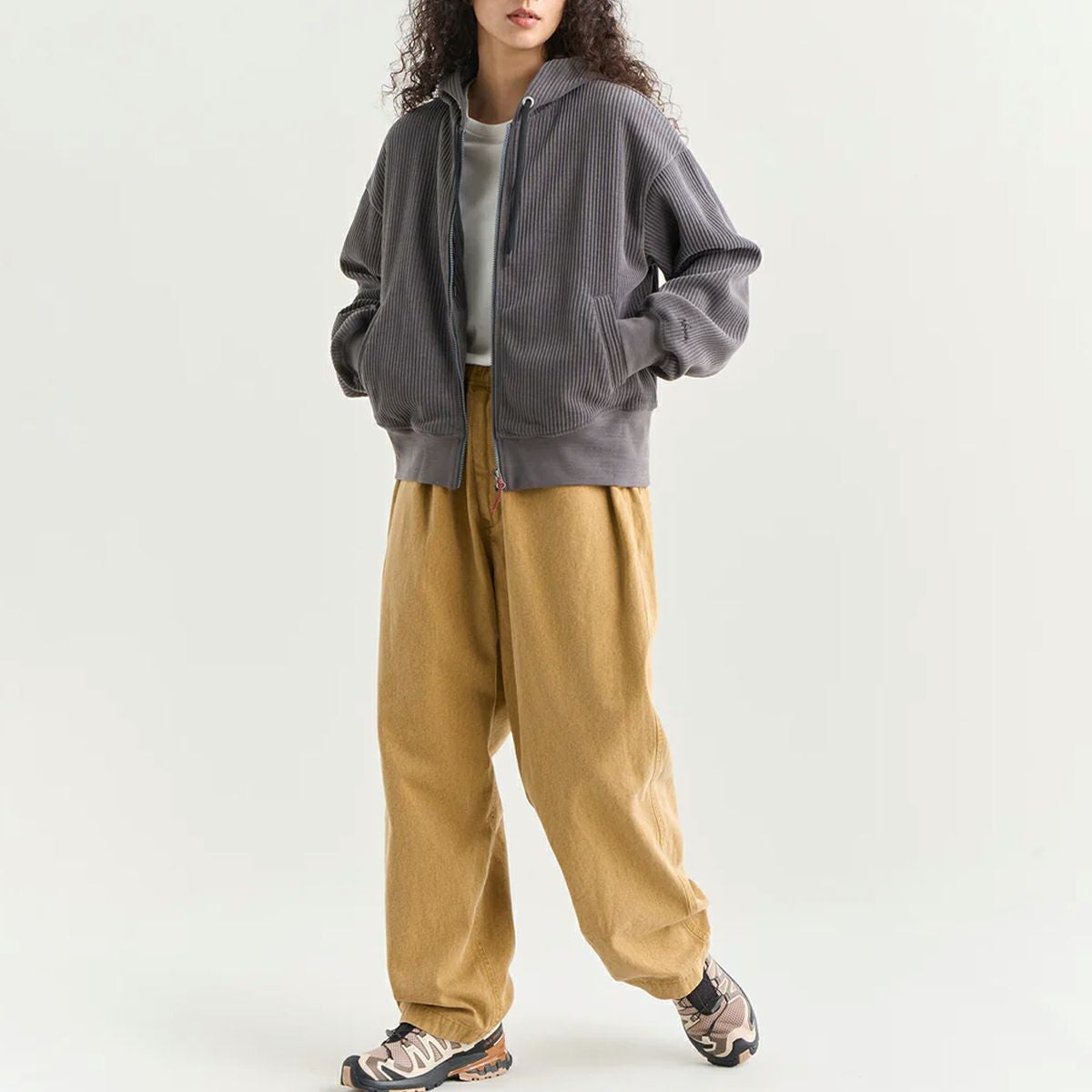 ナンガ ニットコーデュロイ フーディー レディース NANGA KNIT