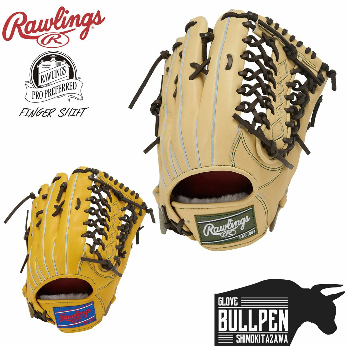 ローリングス Rawlings PRO PREFERRED FS Style- 硬式用グラブ 外野手