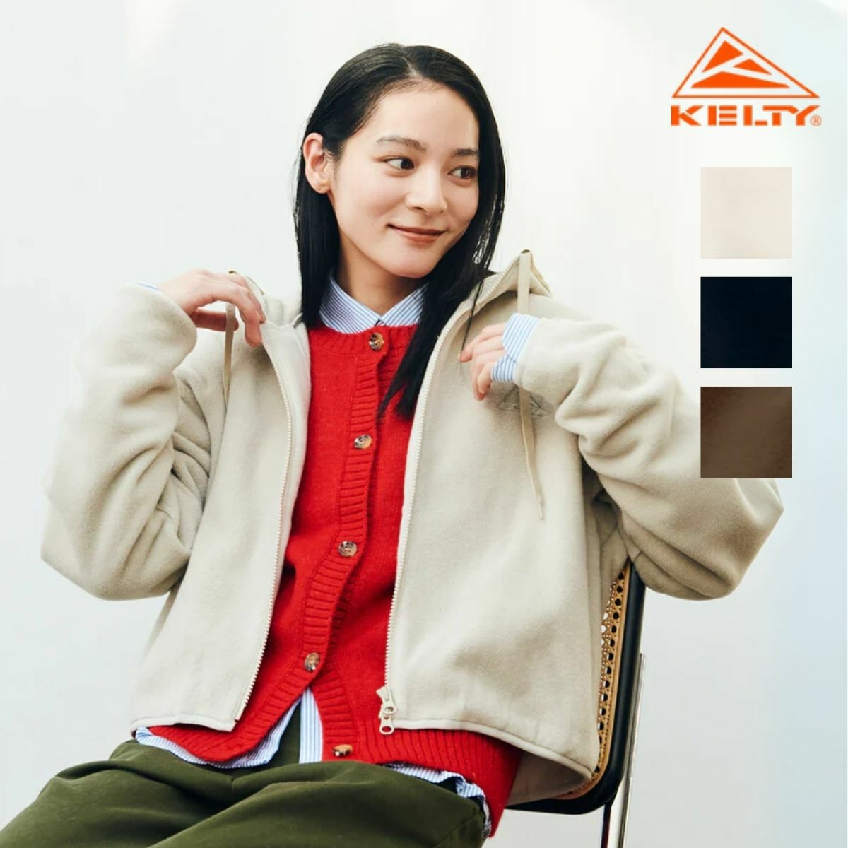 ケルティ パフリースジップパーカー KELTY Puff-leece Zip parker 