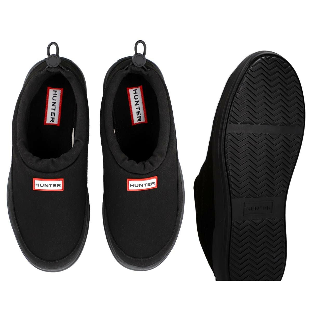 正規取扱販売店】ハンター イン/アウト ビーガン スエード スリッパ