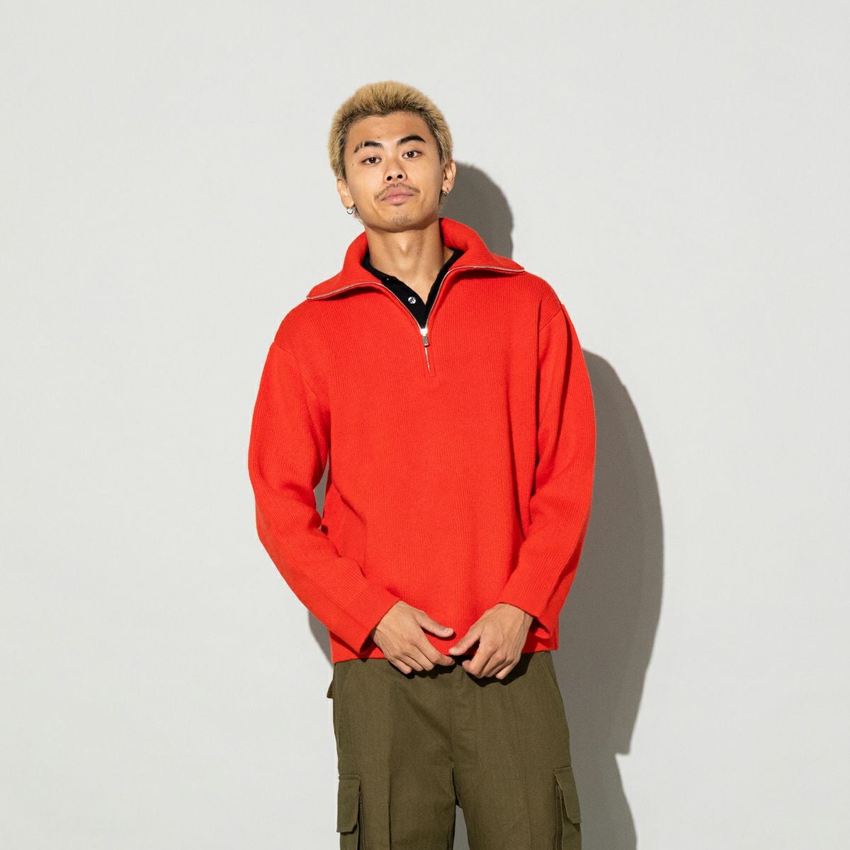 アニュアル ハーフジッププルオーバー ANNUAL Half Zip Pullover