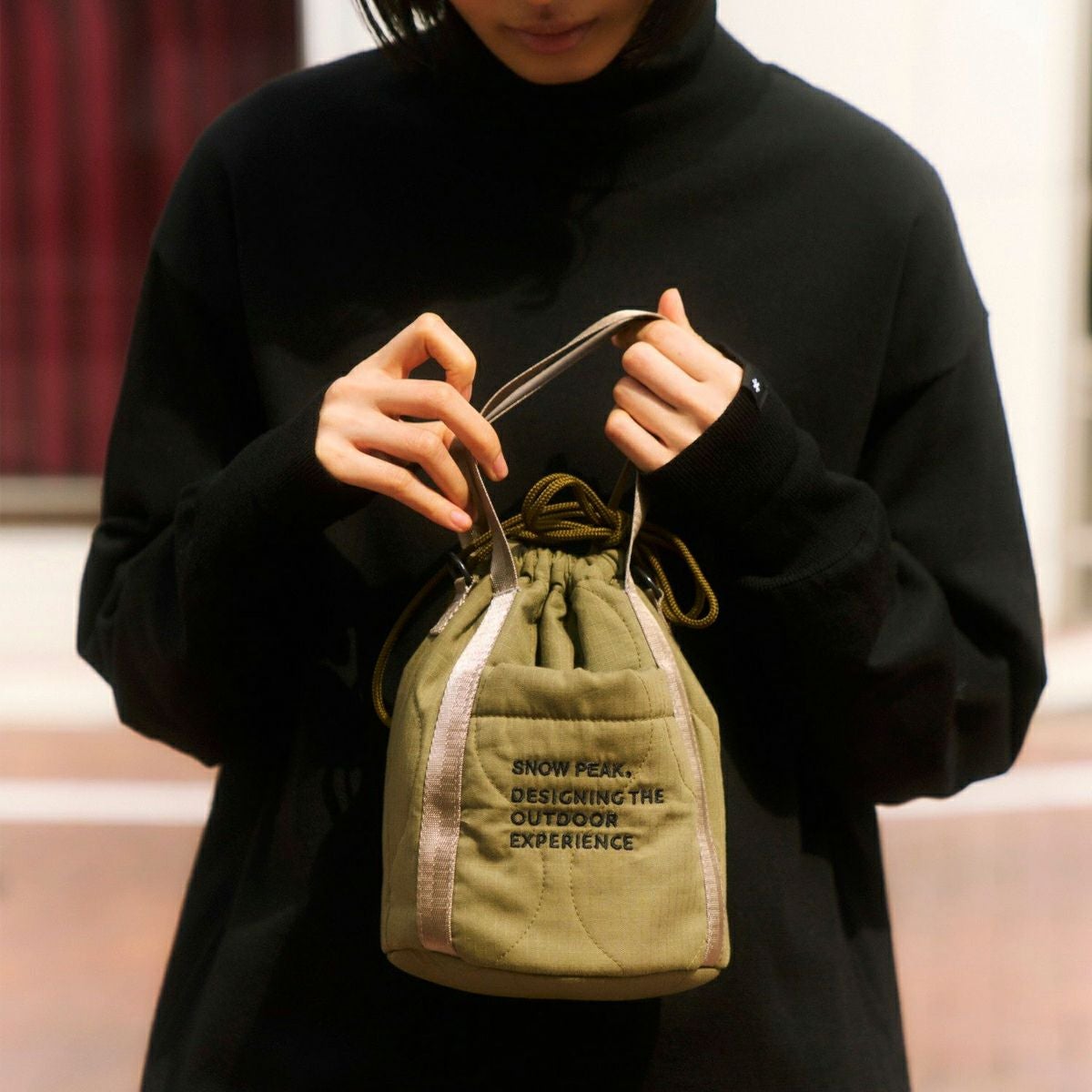 スノーピーク キルティングリップストップポーチ snow peak Quilted