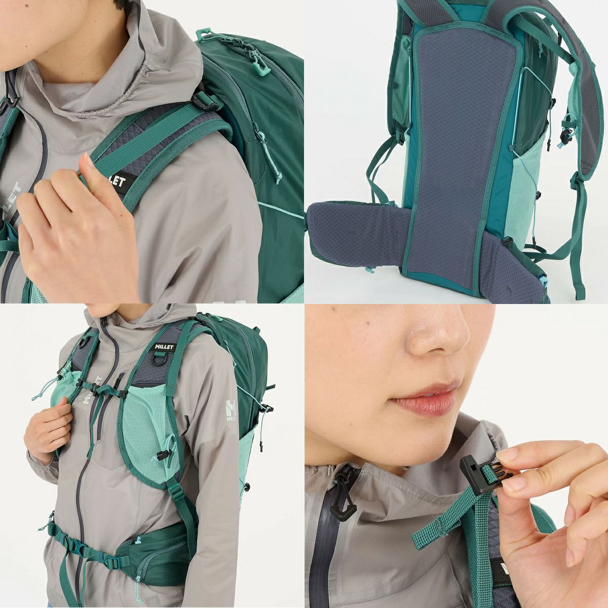 ミレー MILLET GRX 17 リュックサック ハイキング 軽量 通気性