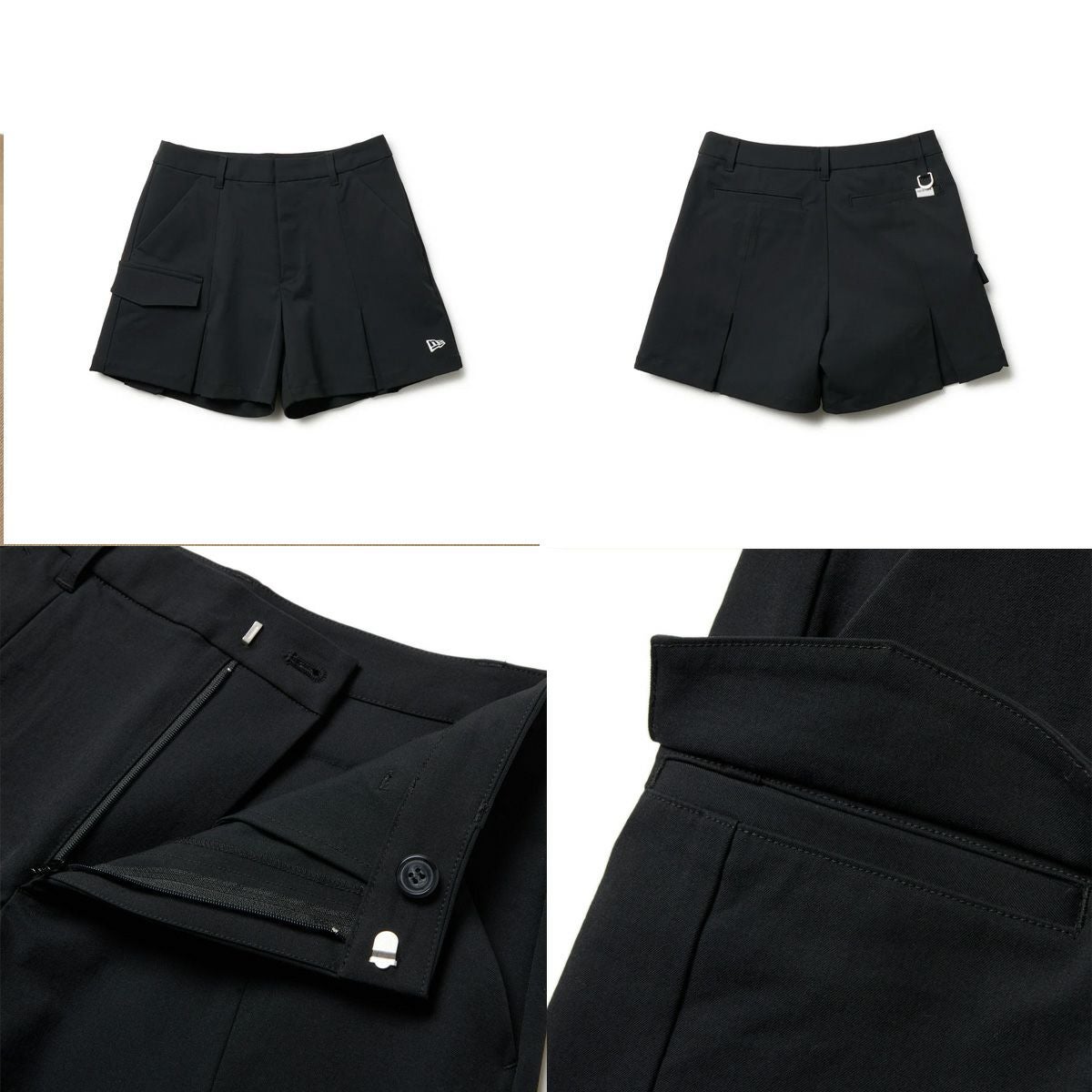 ニューエラ　プリーツショートパンツ 　オフホワイト　Mサイズ 楽天市場】ニューエラ NEW ERA GFW PLEATS SHORT PANTS プリーツ