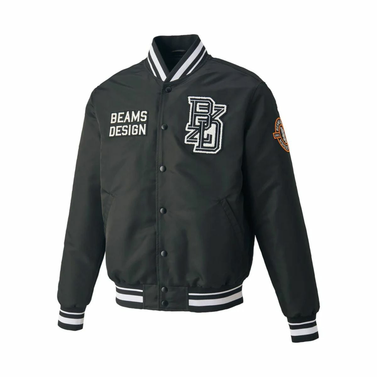 BEAMS DESIGN フード付きジャケット 黒 ゼット（ZETT） BEAMS DESIGN ビームスデザイン フリース ジャケット