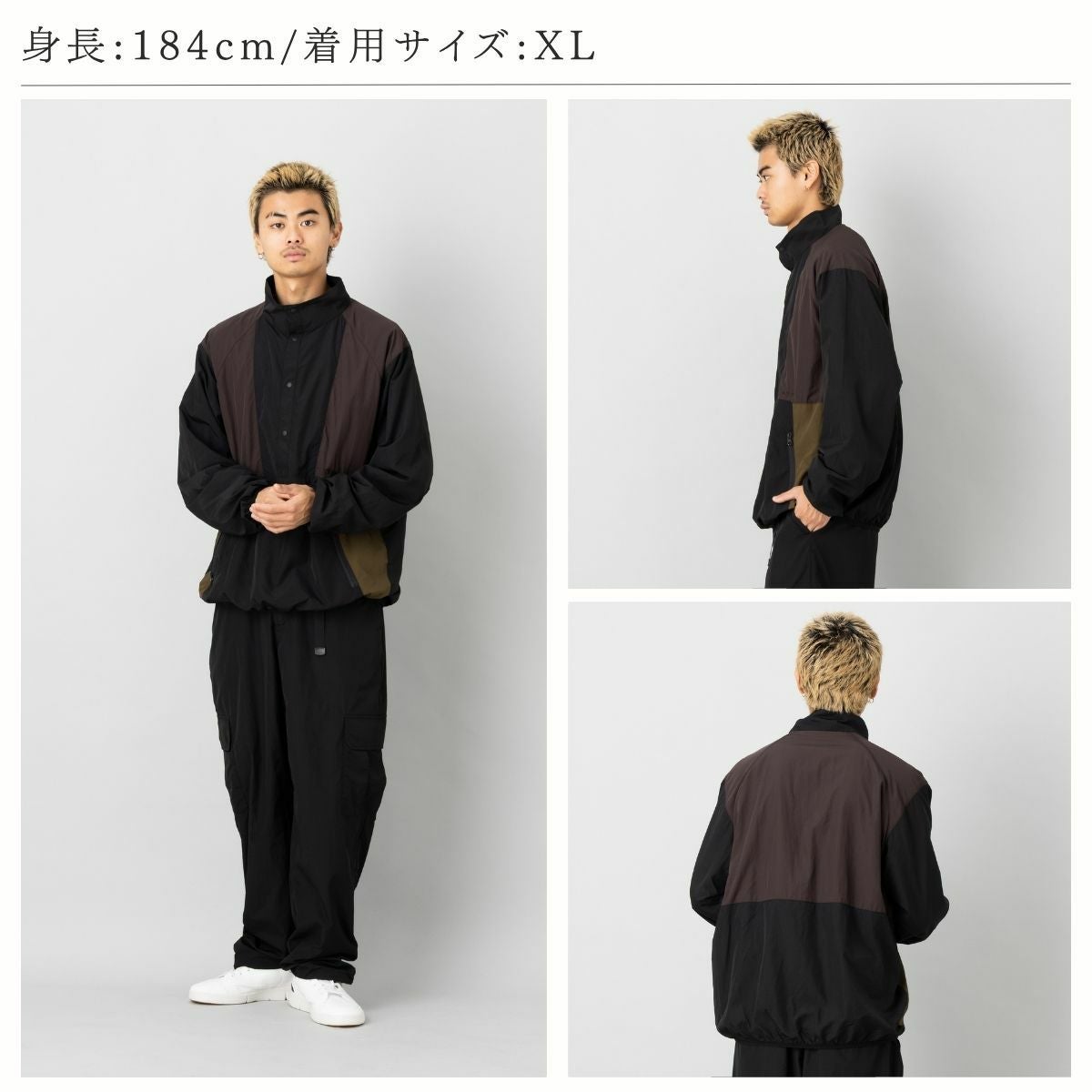 インフィット ナイロンハーフアップジャケット メンズ INFIT