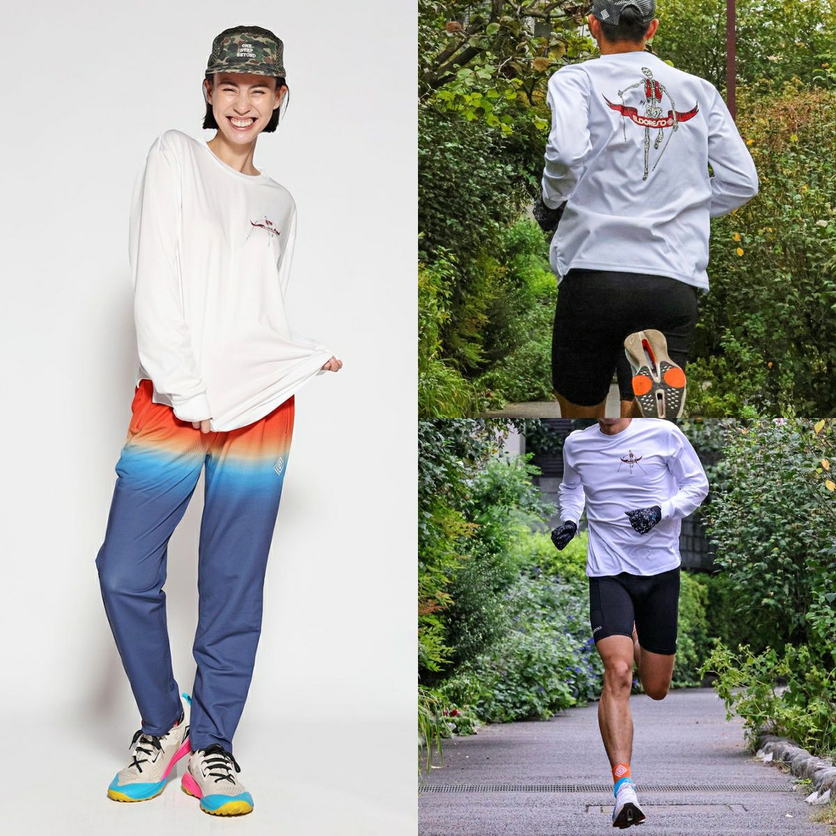 エルドレッソ ボーンマンロングT メンズ レディース ユニセックス