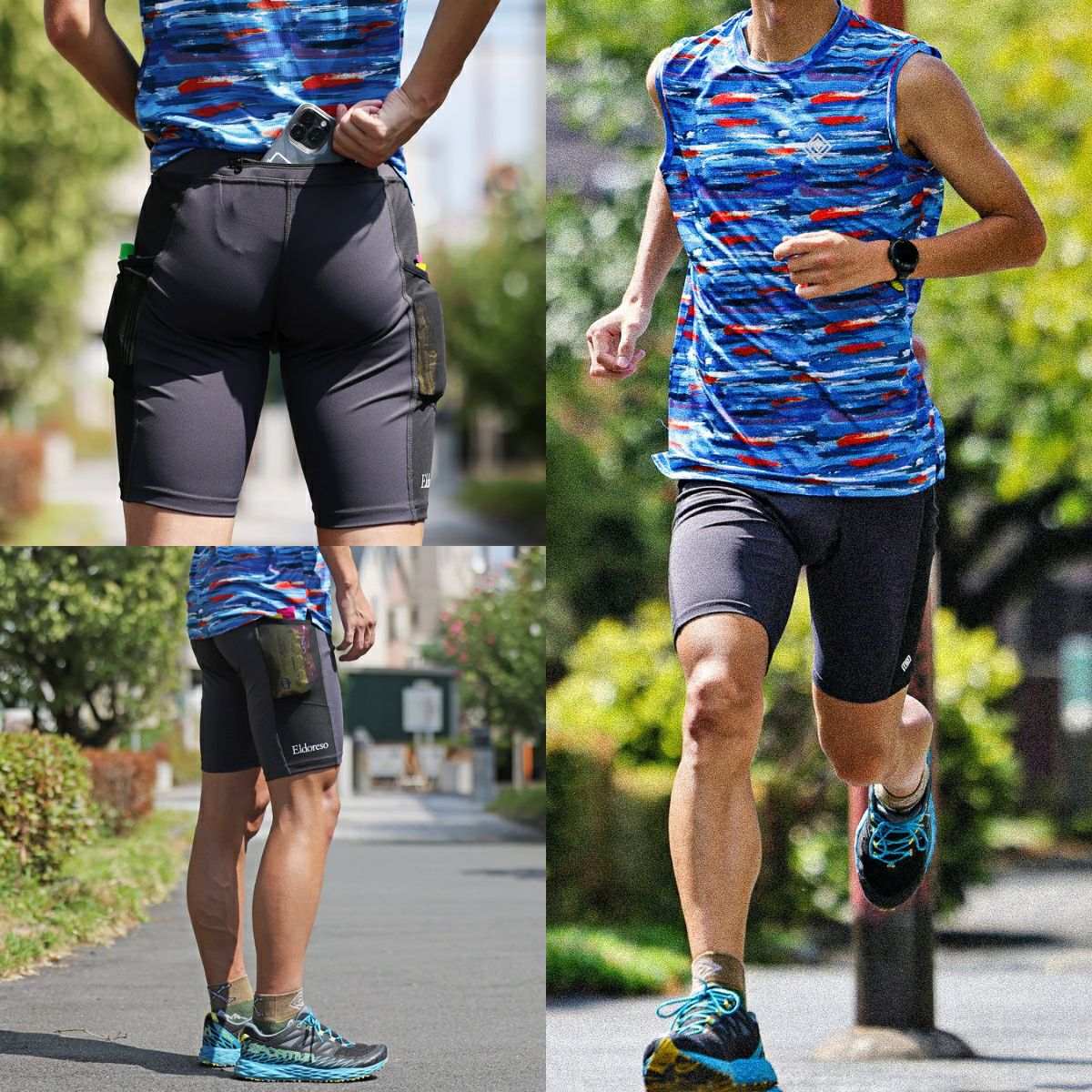 エルドレッソ ELDORESO Neo Middle Spats ネオミドルスパッツ メンズ