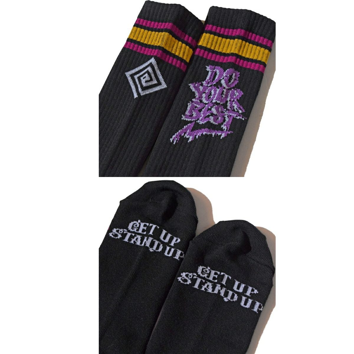 エルドレッソ フォントミドルソックス メンズ ELDORESO Font Middle