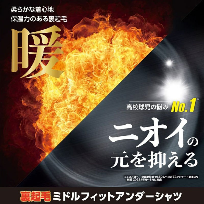 ミズノMIZUNO2枚セットでお買い得！ZERO+ゼロプラス裏起毛アンダーシャツ2枚セット長袖ハイネックメンズ一般用秋冬野球ゴルフインナーあったかインナー12JA5P120912JA5P121412JA5P1216