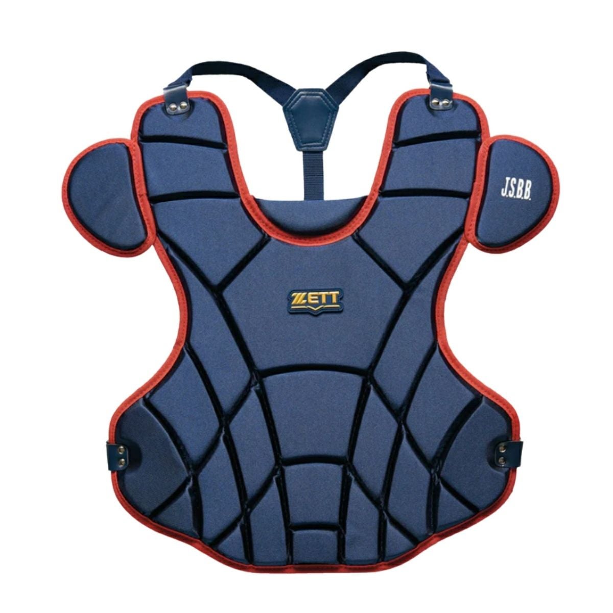 ゼット ZETT 軟式用防具4点セット ブラック ネイビー レッド 【ベース