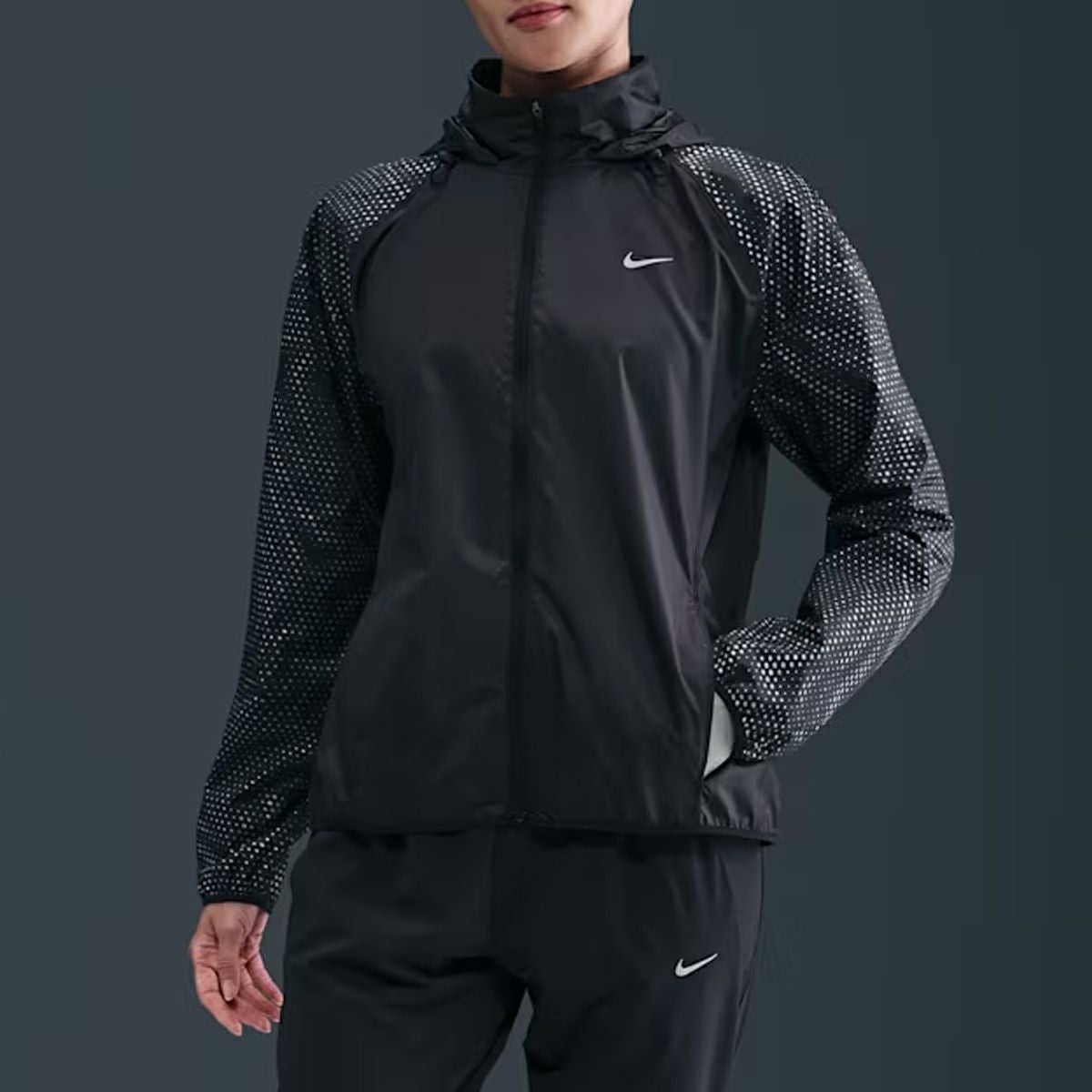 ナイキ NIKE ランニングジャケット レディース ブラック 黒 スポーツ