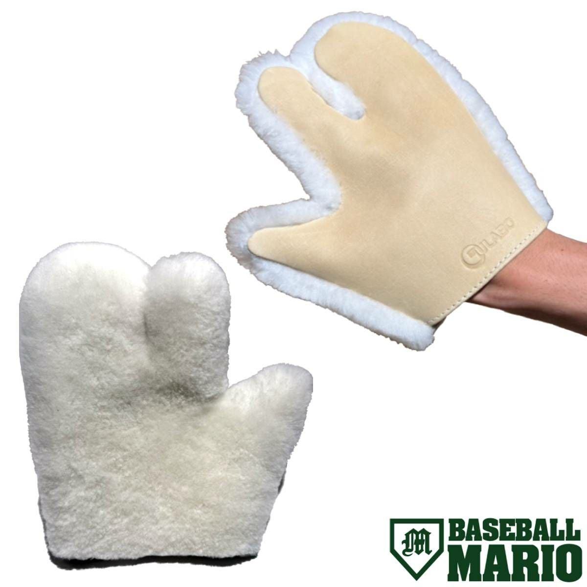 グラボ GULABO ムートン 大 右手用 野球 グローブ 小物 仕上げ グラブ