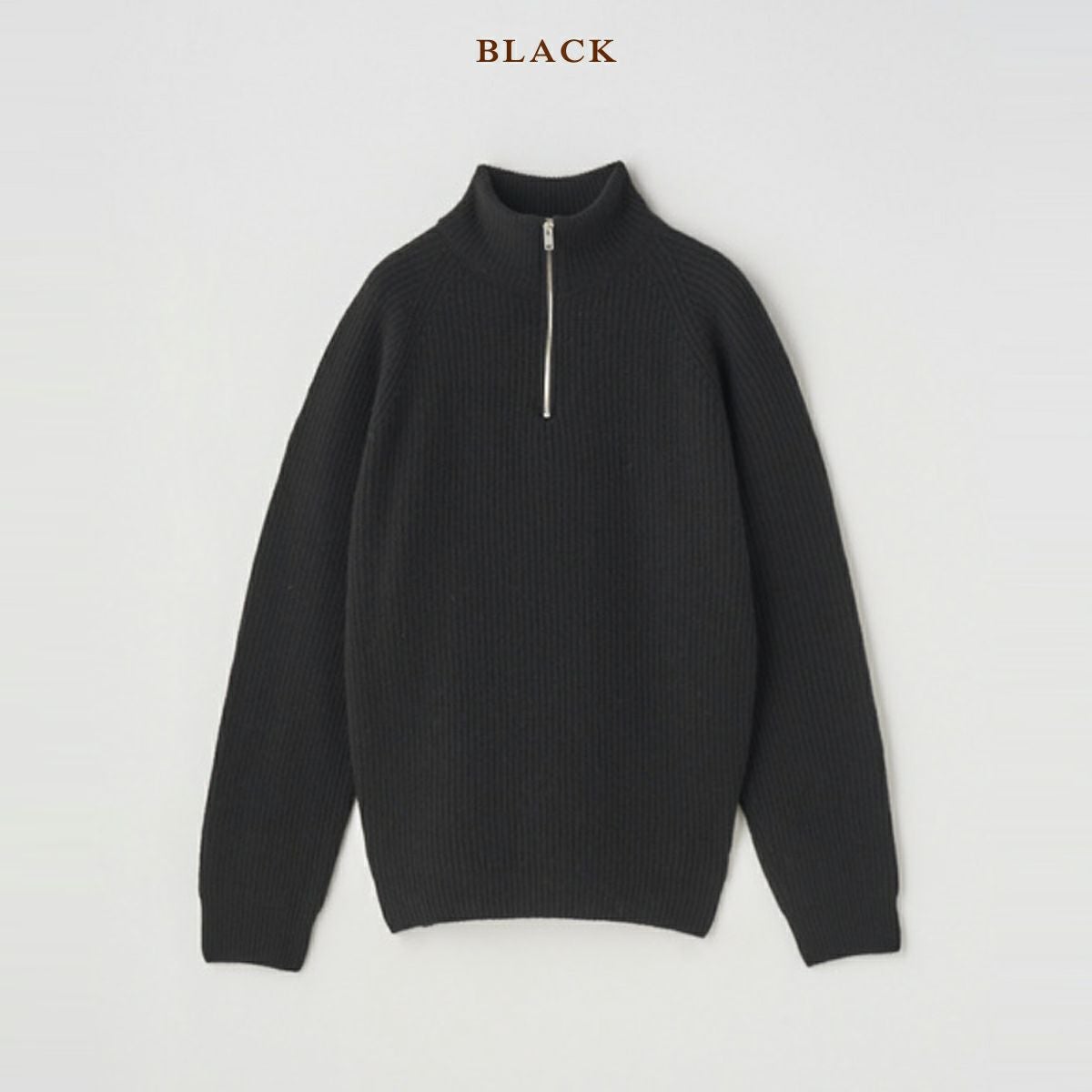 ゆいまーる　カシミヤ混　PAN ニット プルオーバー　ブラック シーアイランド カシミヤ クルーネック ジャンパー（Midnight Navy