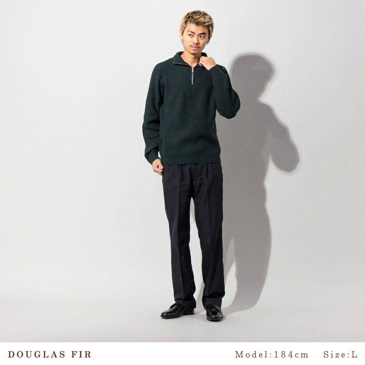 正規取扱い販売店】ジョンスメドレー カシミヤ混 ハーフジップスタンド