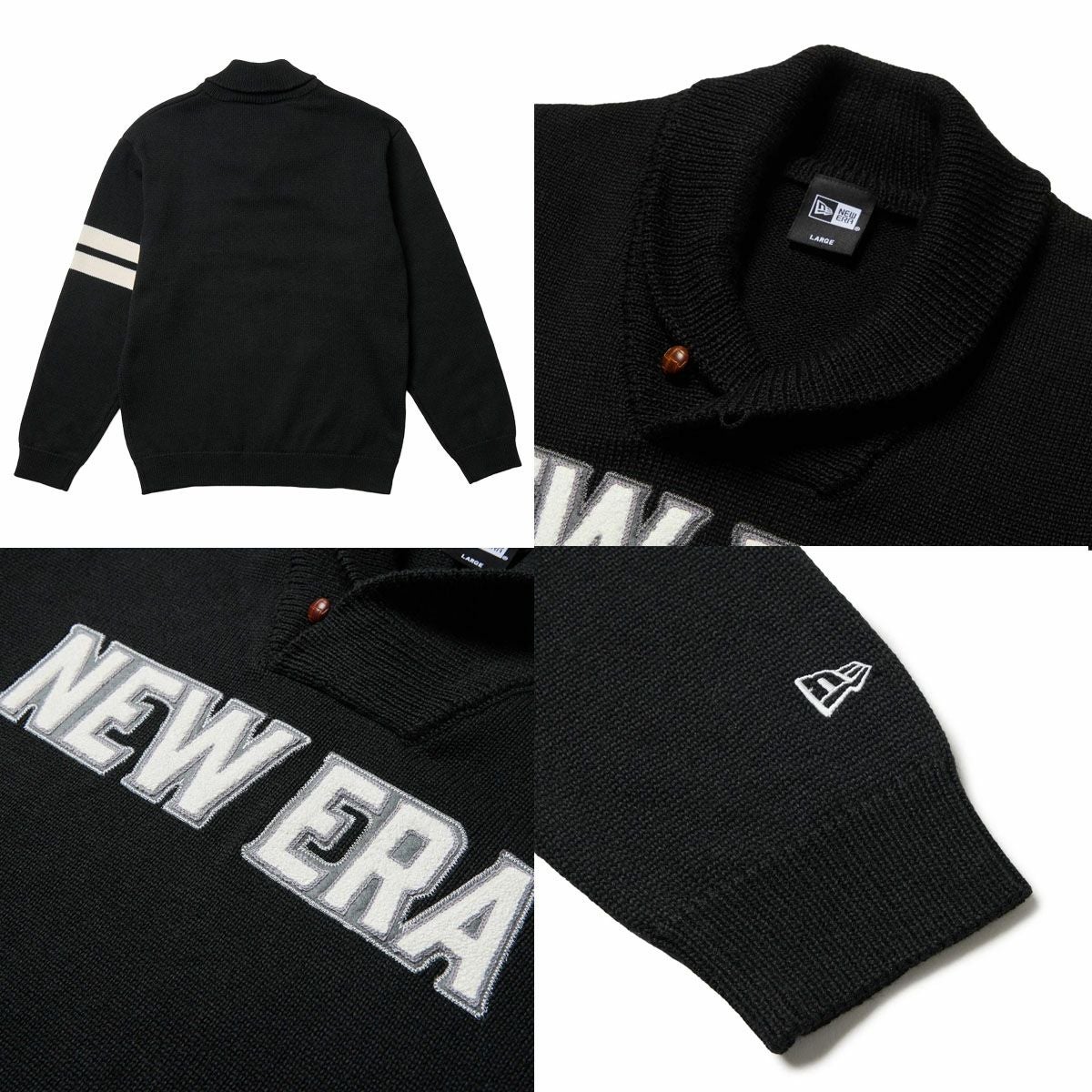 ニューエラ ショールカラーニット ユニセックス NEW ERA SHAWL COLLAR