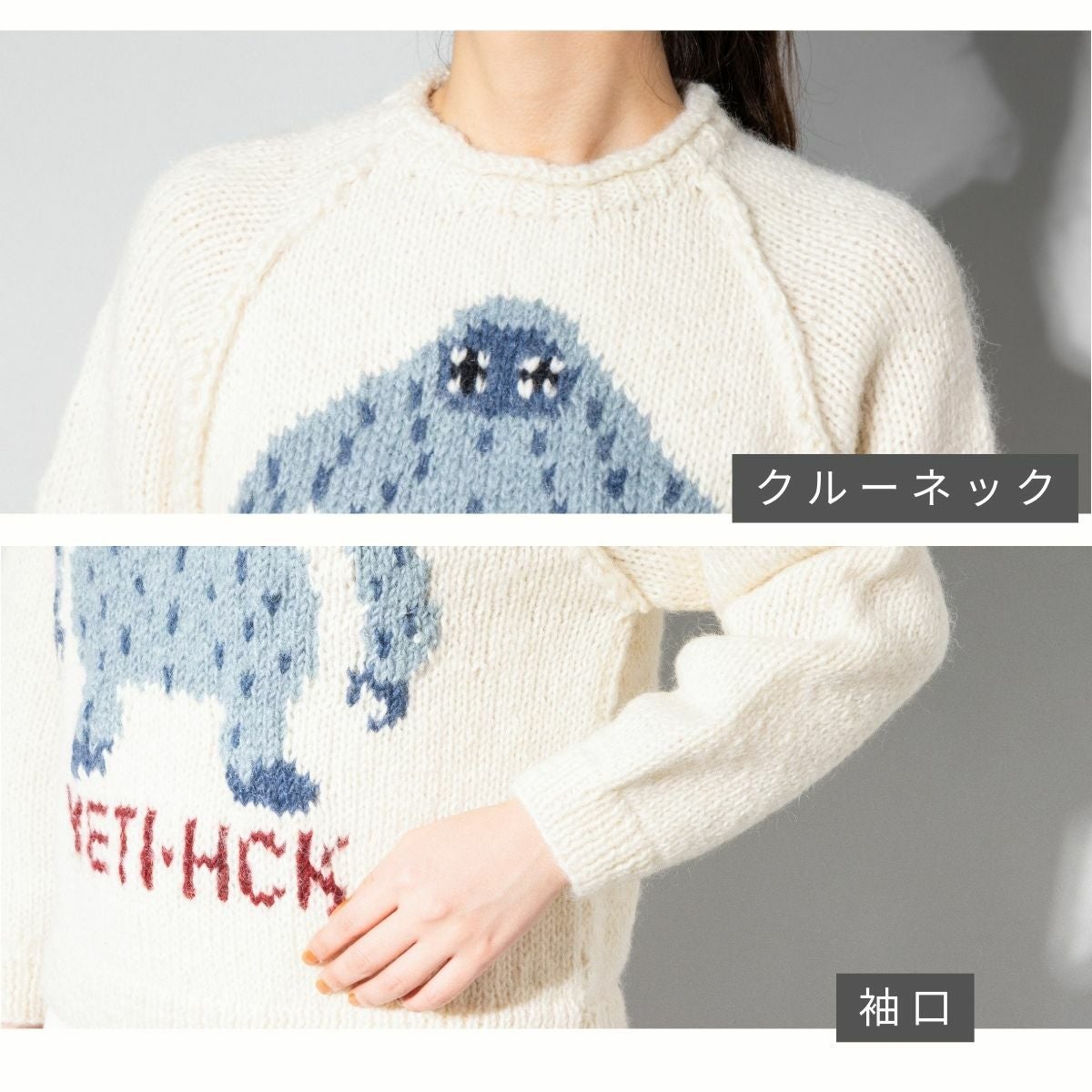 ドットアンドストライプス★WEB限定ネパールハンドニットかぎ針ミディアムカーデ Dot＆Stripes CHILD WOMAN（ドットアンドストライプス チャイルド