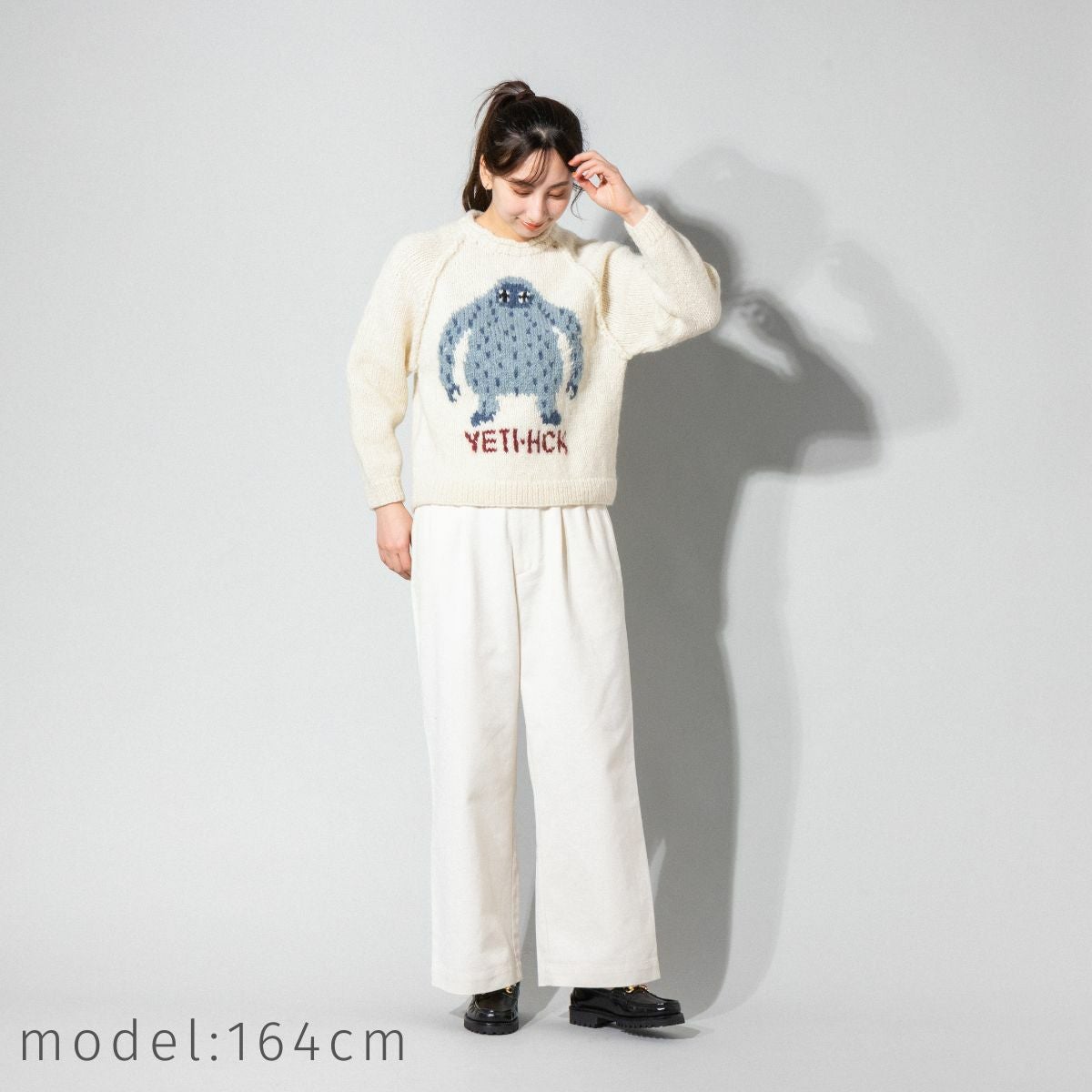 ヒマラヤンクライマーズハンドニット レディース手編みYETIジャガード