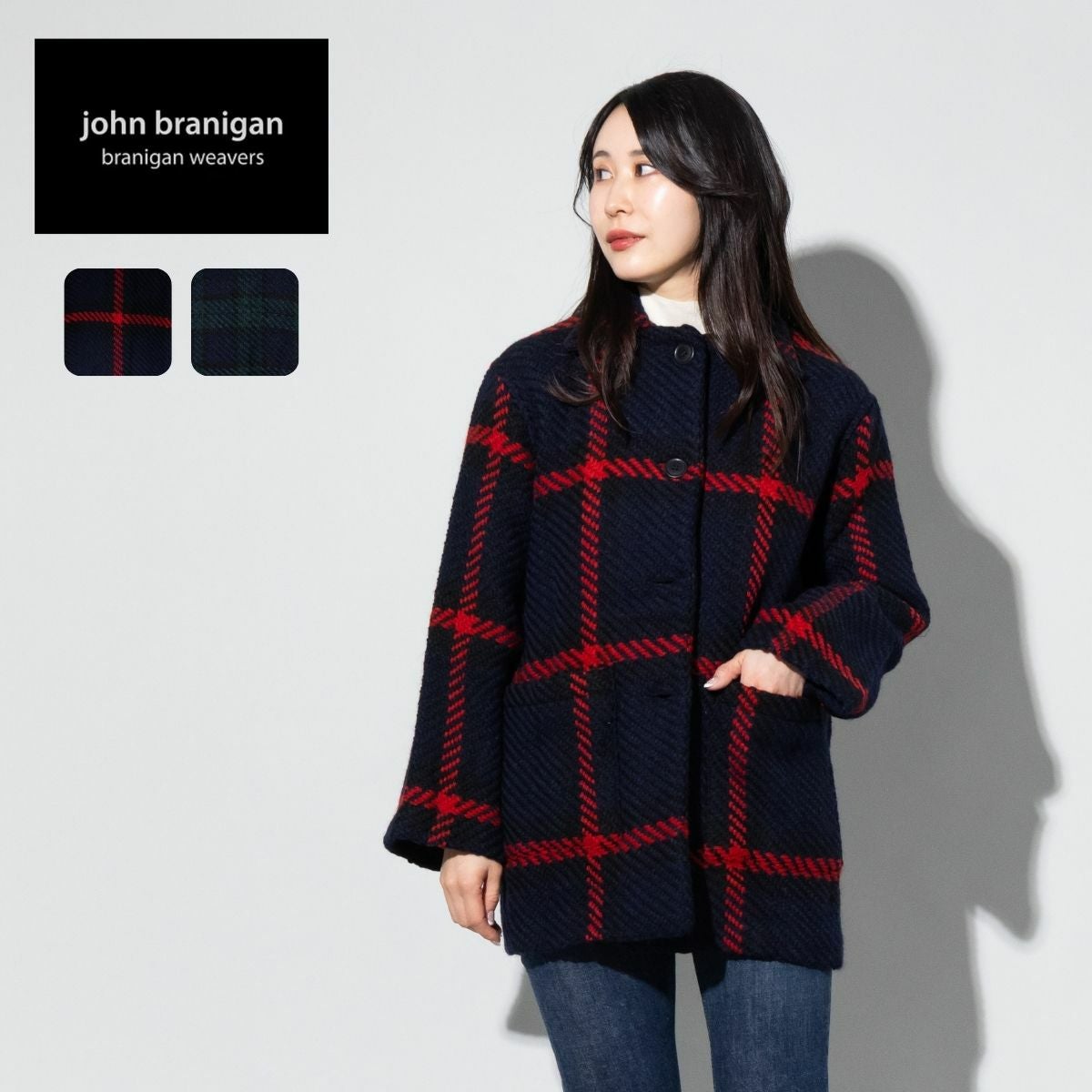 今だけレサージュ別注 JOHN BRANIGAN ジョンブラニガンスタンドコート 
