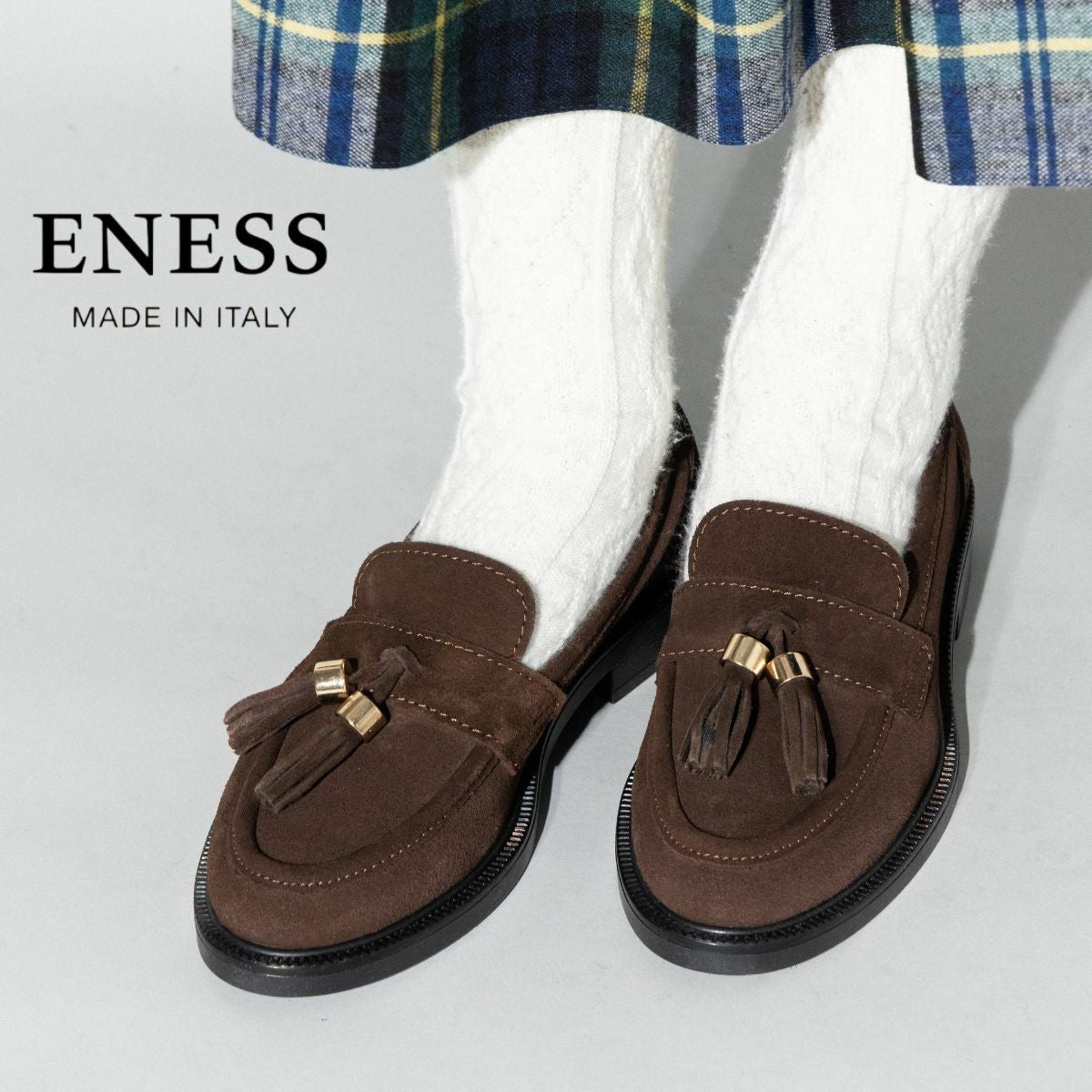 エネス スエードタッセルローファー レディース ENESS | スポーツ