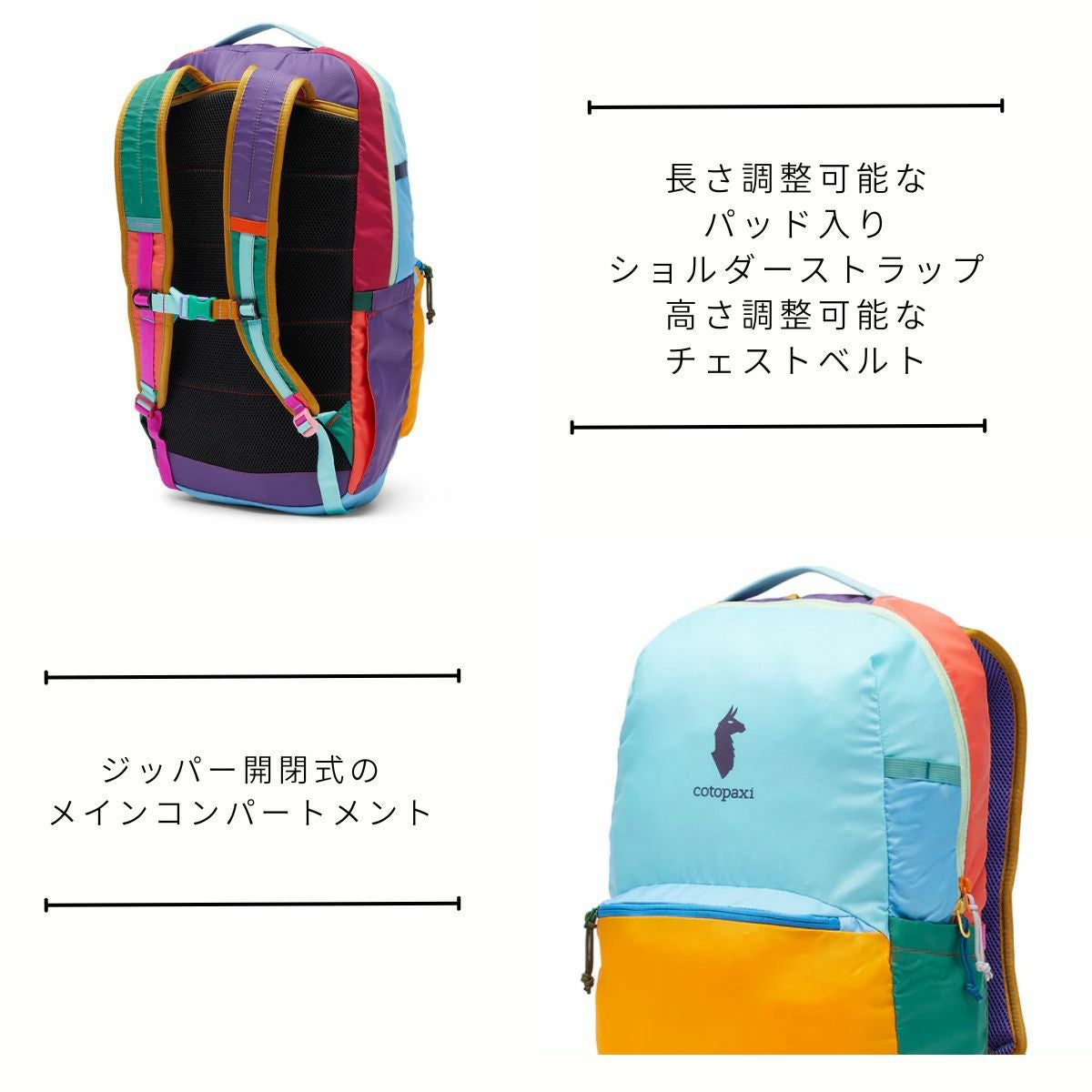コトパクシ COTOPAXI CHIQUILLO 26L BACKPACK DELDIA | スポーツマリオ