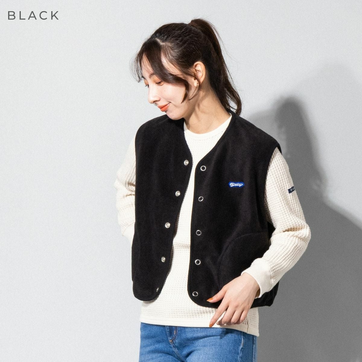 ティージー アンチピリングフリースベスト Tieasy Anti Piling Fleece