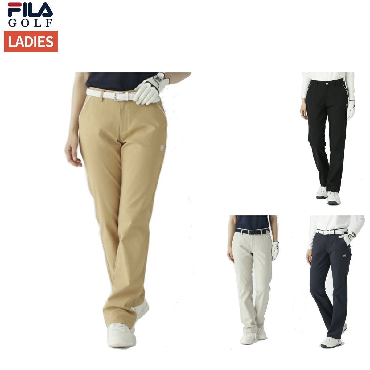フィラ FILA ベーシックストレートロングパンツ ゴルフパンツ