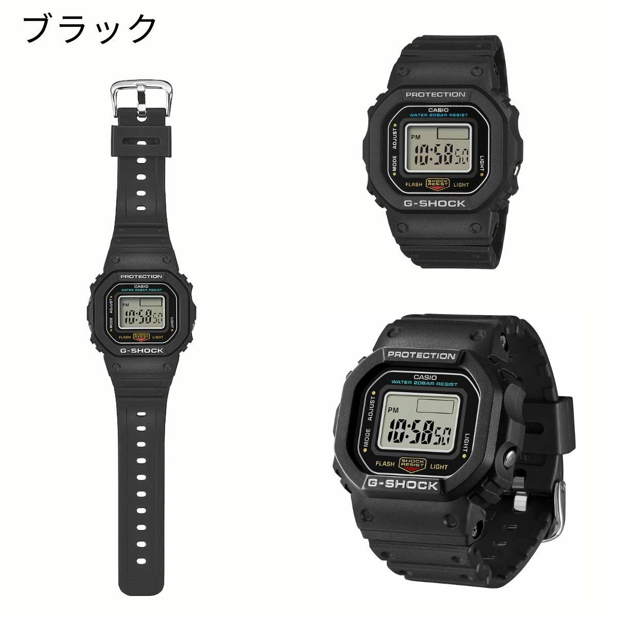 G-SHOCK リングウォッチ　ブラック Ring Watch: G-SHOCK Nano DWN5600 | CASIO