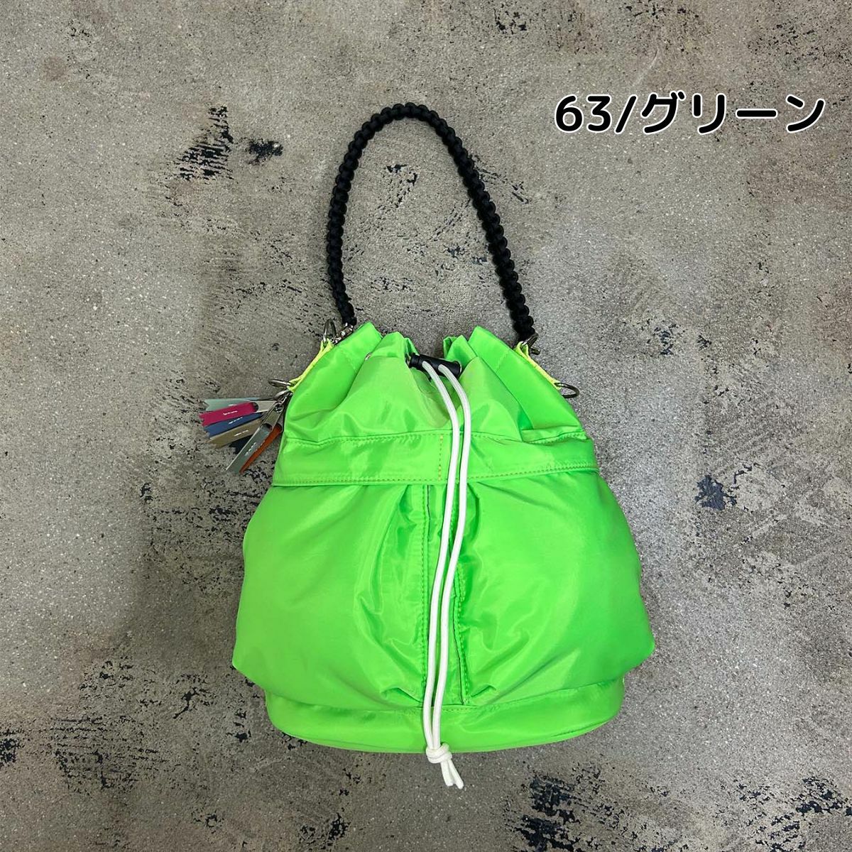 チーク 巾着バッグ cheek kinchaku code 2 way tote | スポーツマリオ
