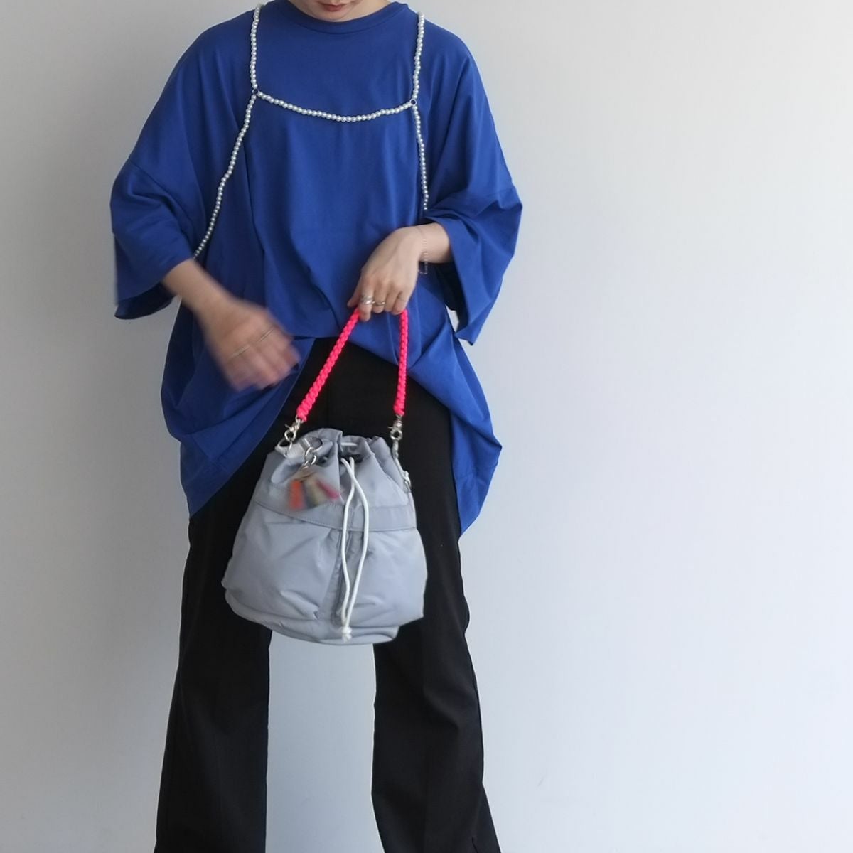 チーク 巾着バッグ cheek kinchaku code 2 way tote | スポーツマリオ