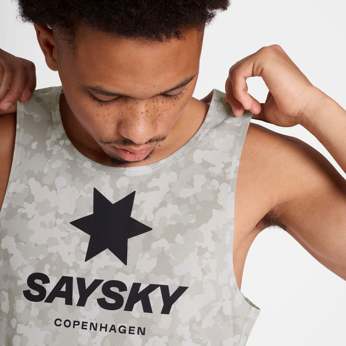 セイスカイ レースシングレット メンズ SAYSKY Camo Combat Singlet