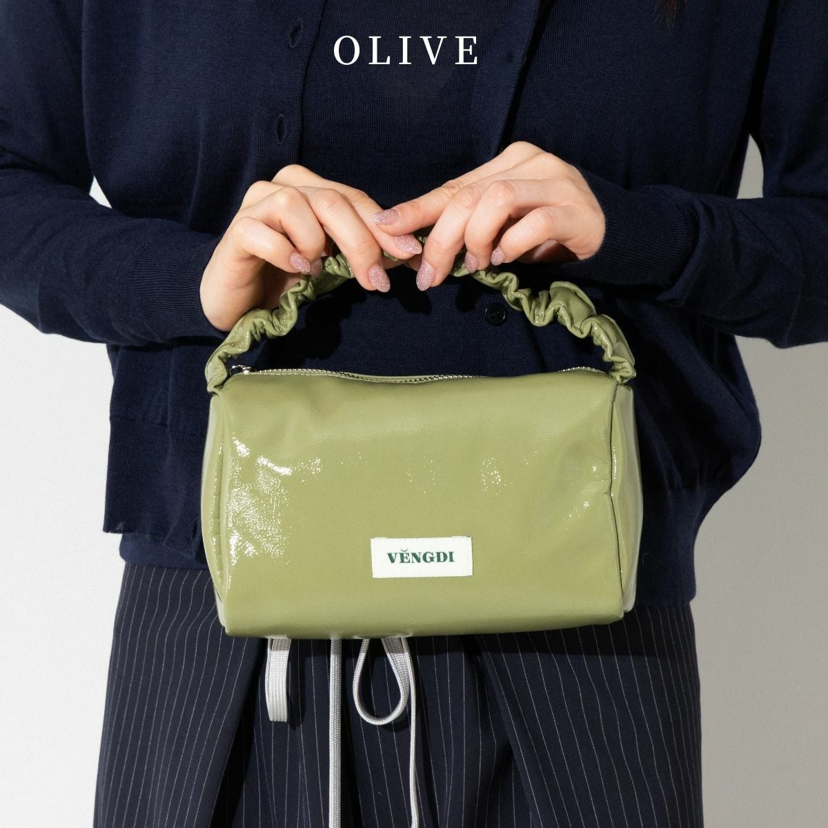 ベンディ ルークエナメルバッグ レディースVENGDI RUKE ENAMEL BAG