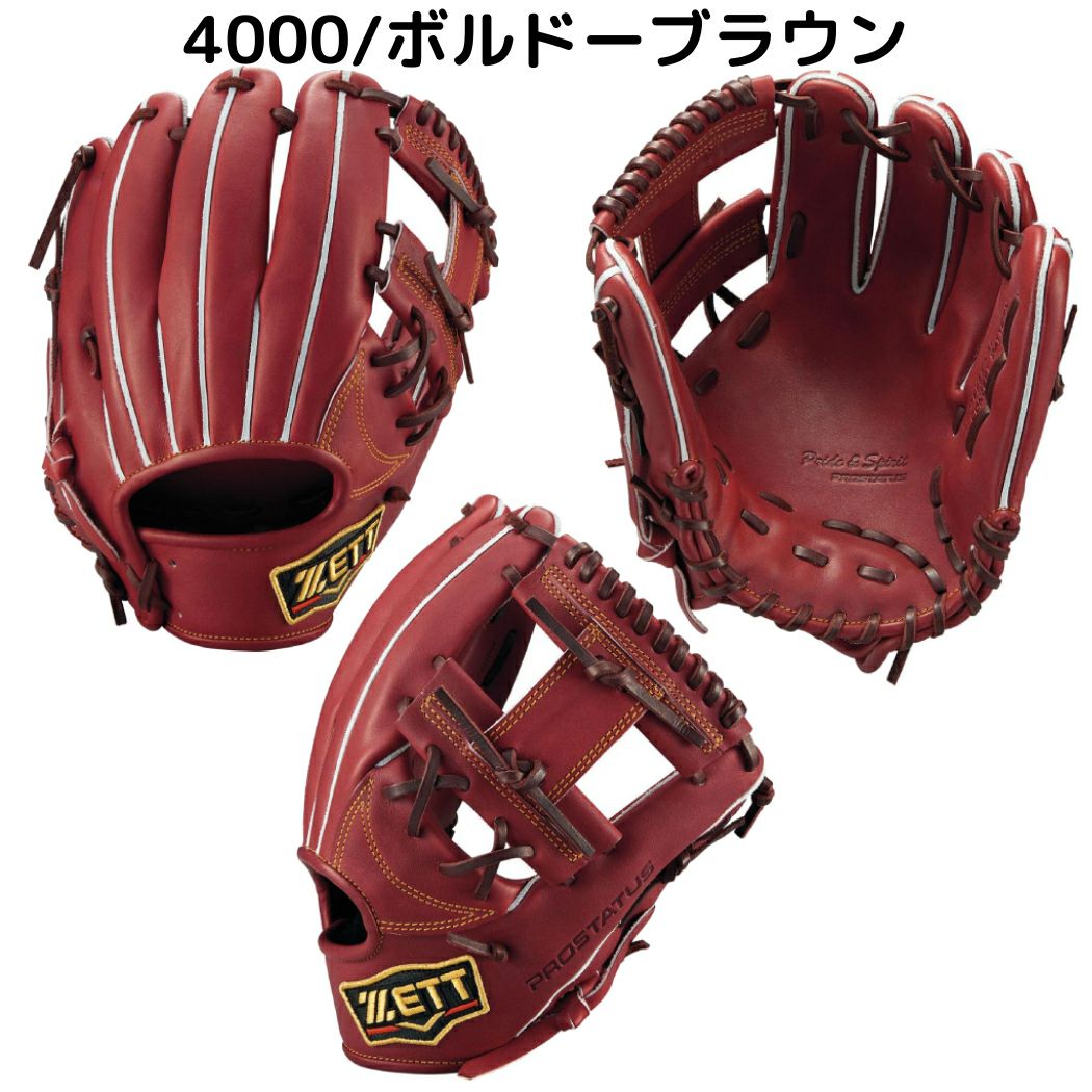 ゼット ZETT 専用グラブ袋付き プロステイタス PROSTATUS 硬式用グラブ