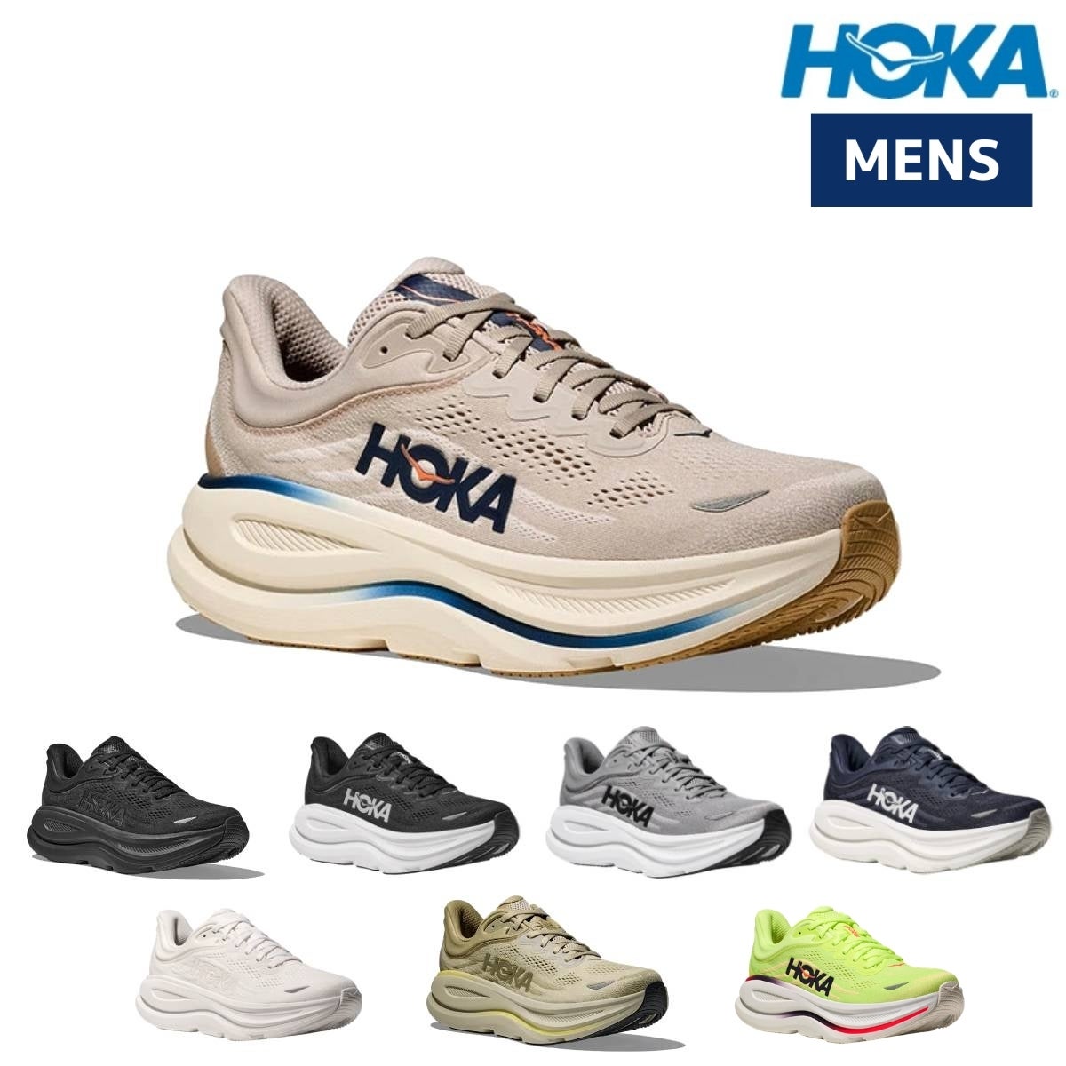 ホカ HOKA ボンダイ 9 BONDI 9 メンズ ランニングシューズ ブラック