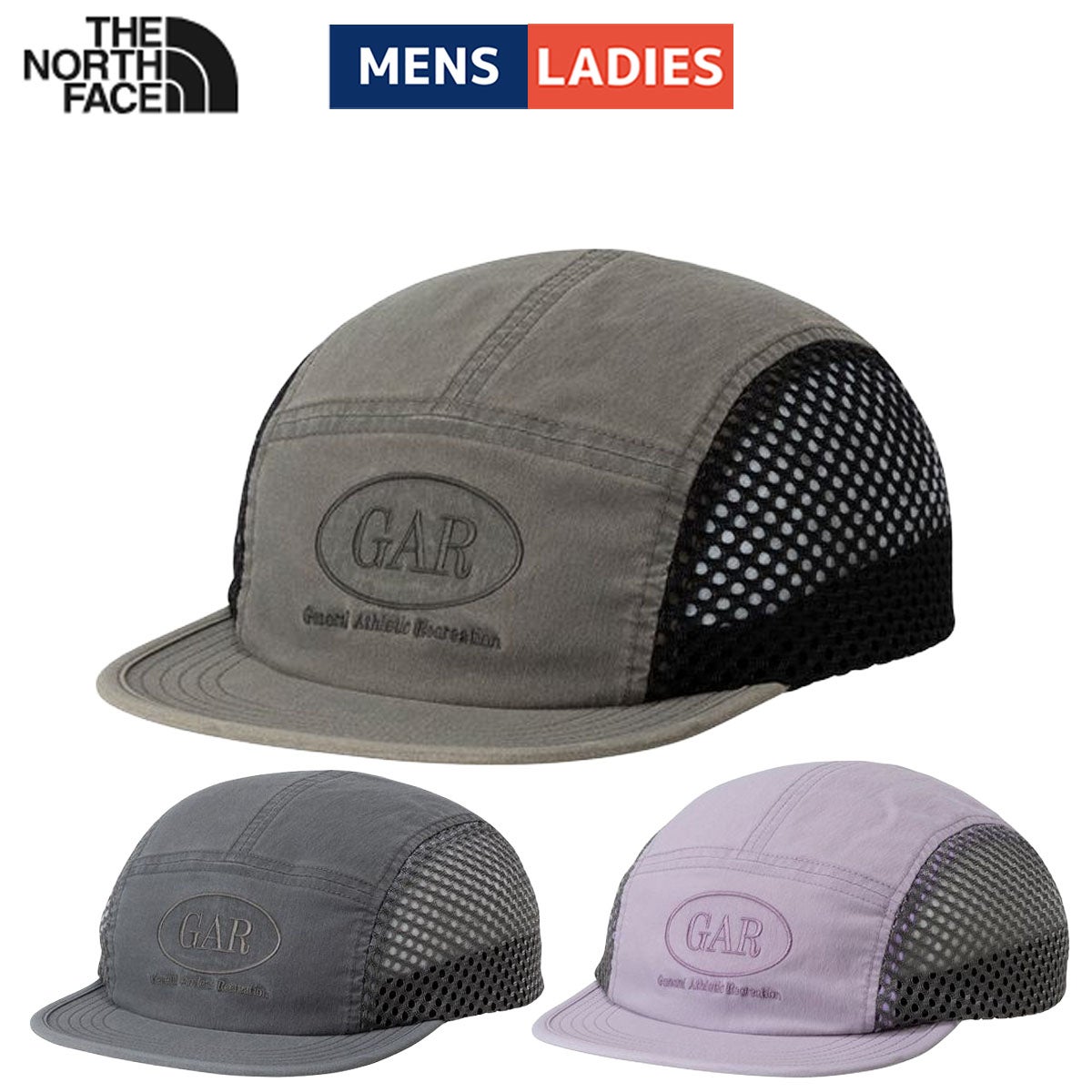 5パネルキャップ　チャコールグレー ザ・ノース・フェイス 5パネルキャップ GAR THE NORTH FACE General
