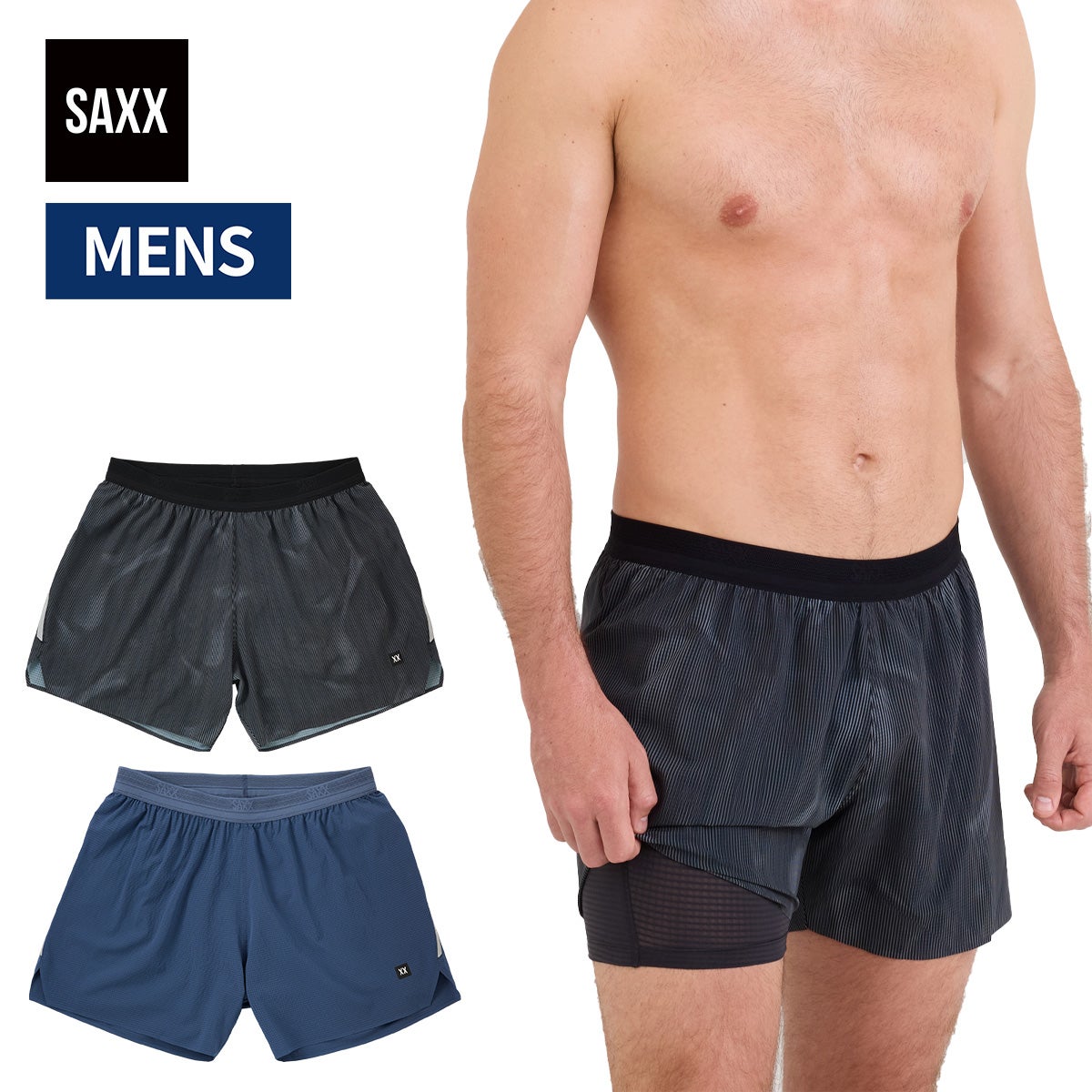 サックスアンダーウェアー レースペースショーツ 5インチ メンズ SAXX