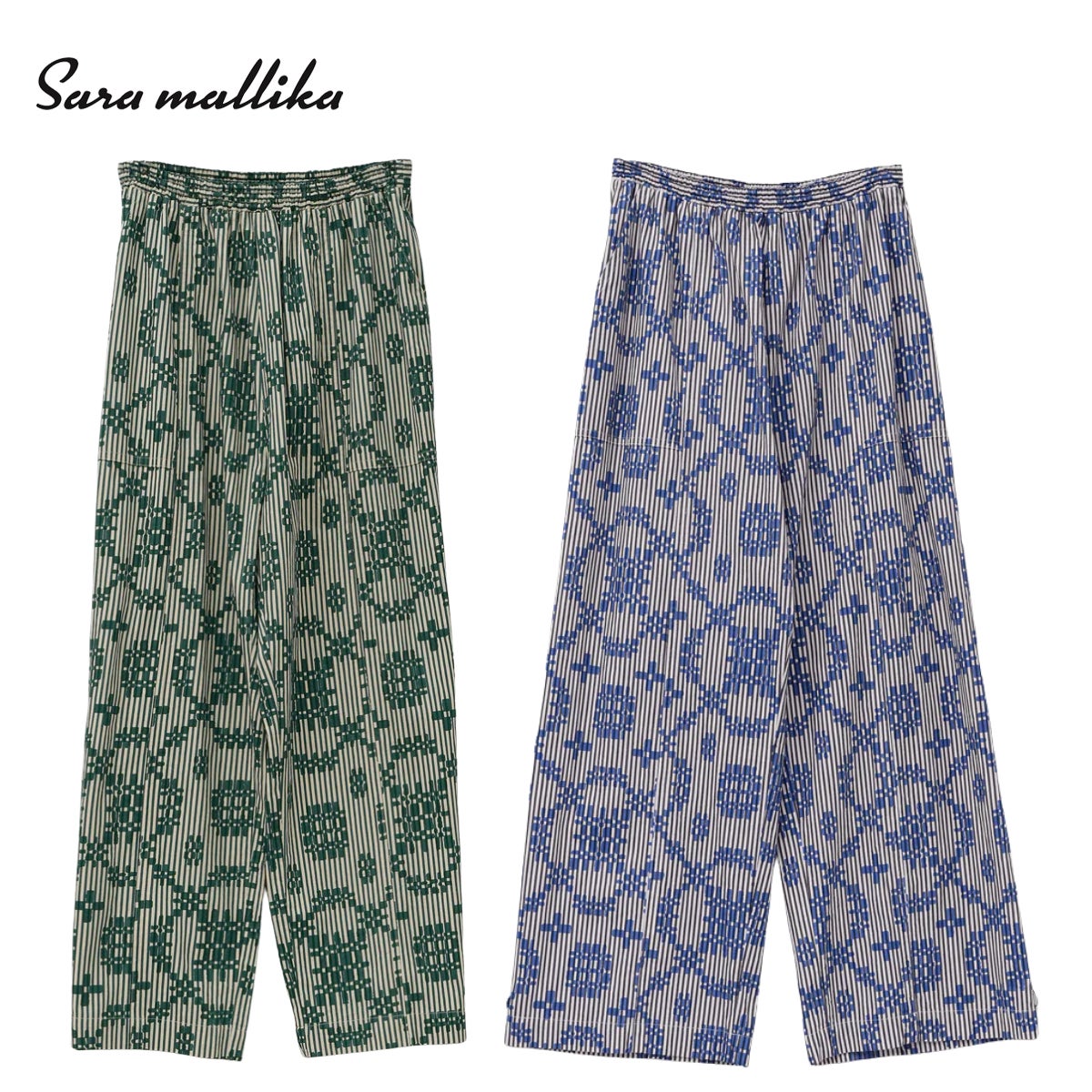 サラマリカ ペイズリーフラワープリントドレス レディース Sara