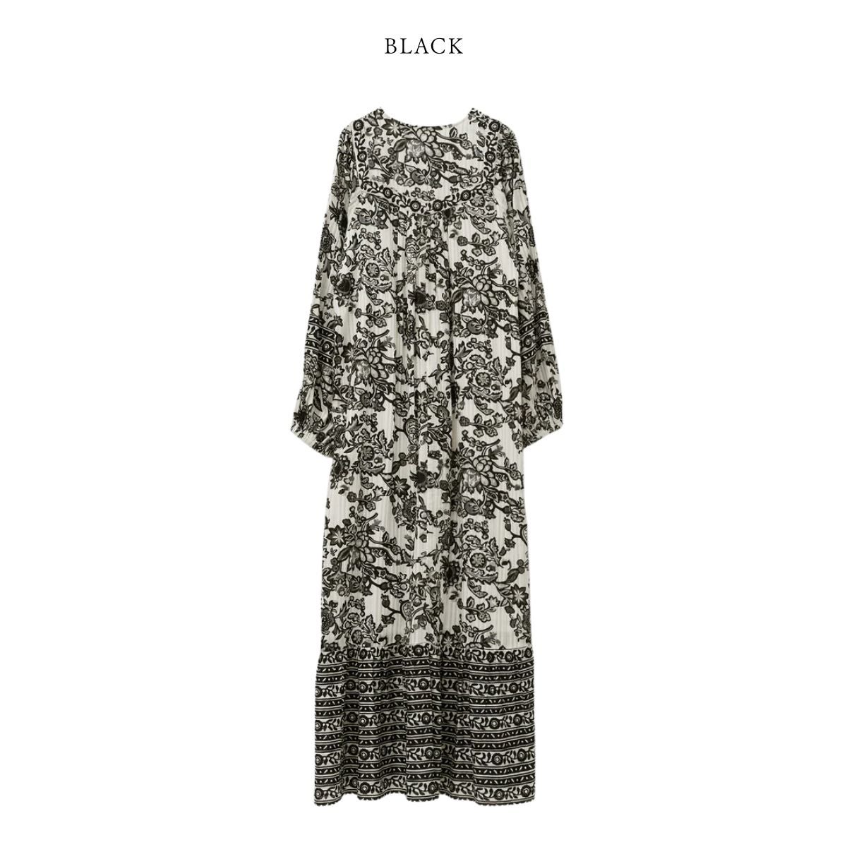 サラマリカ ペイズリーフラワープリントドレス レディース Sara