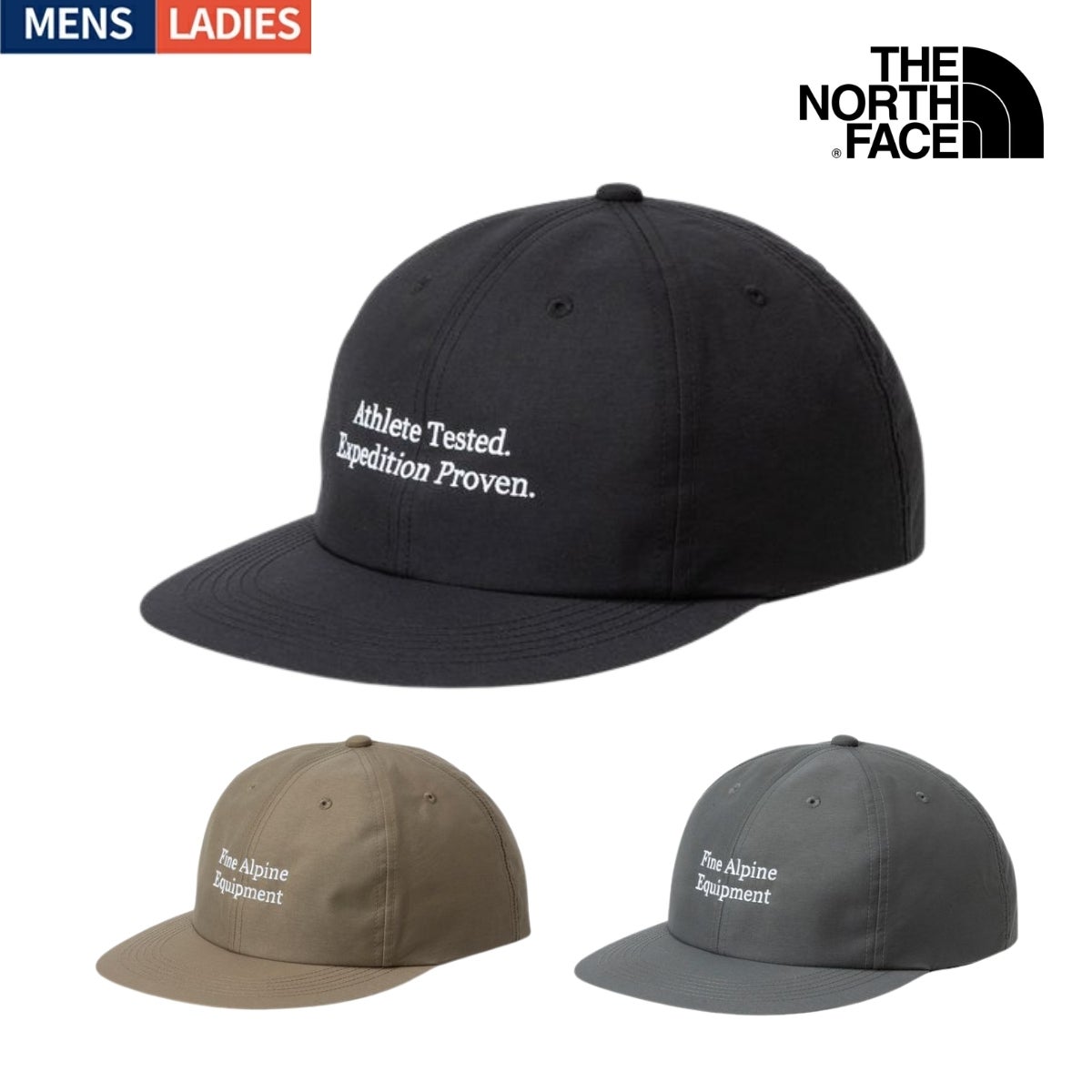 ザ・ノース・フェイス ワードエンブロイドシックスパネルキャップ THE