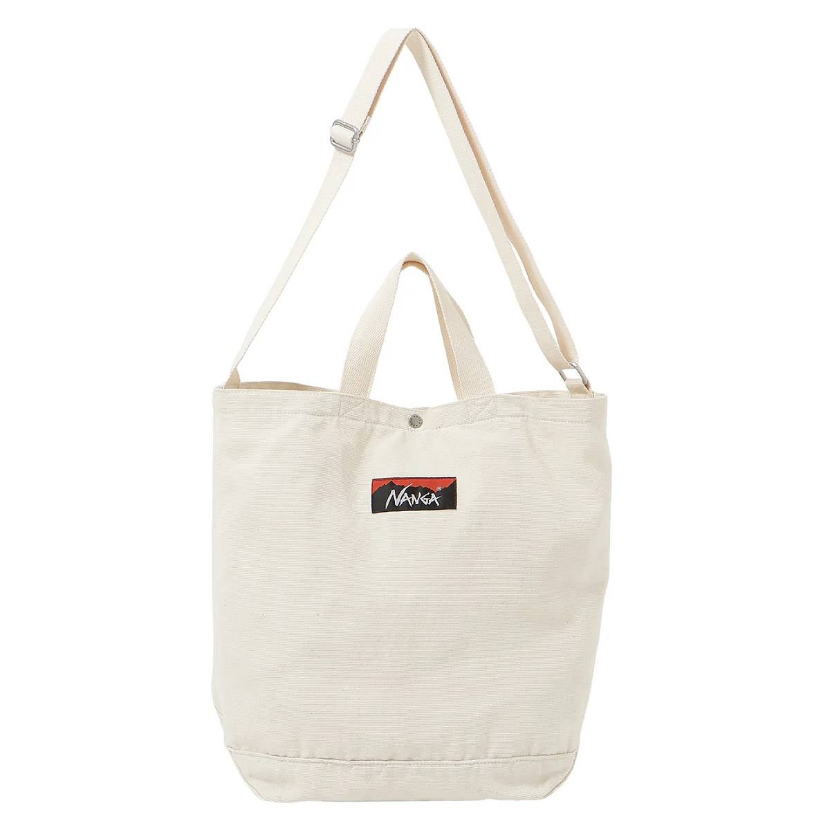 ナンガ ロゴ キャンバス トートバッグ 2WAY NANGA LOGO CANVAS TOTE