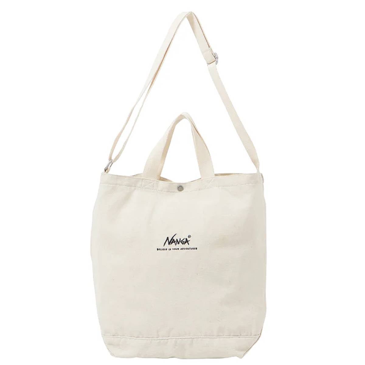 ナンガ ロゴ キャンバス トートバッグ 2WAY NANGA LOGO CANVAS TOTE
