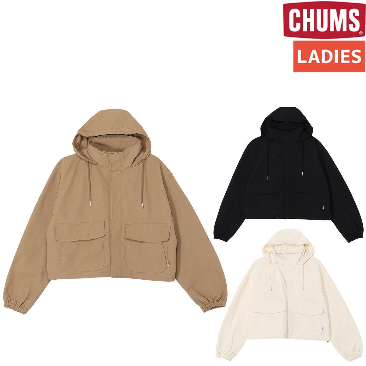 チャムス ボンディングフリースジップパーカー CHUMS Bonded fleece
