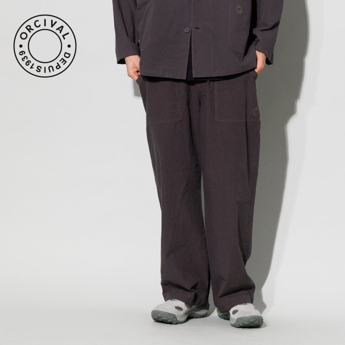 オーシバル オーチバル ガーメントダイ コットン セミワイドストレート