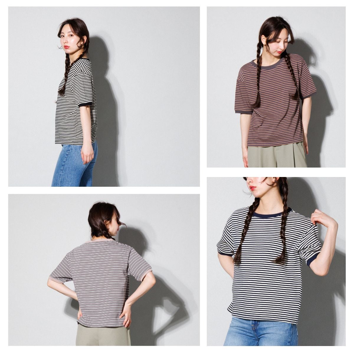 スターアンドストライプ リンガーTシャツ レディース STAR&STRIPE