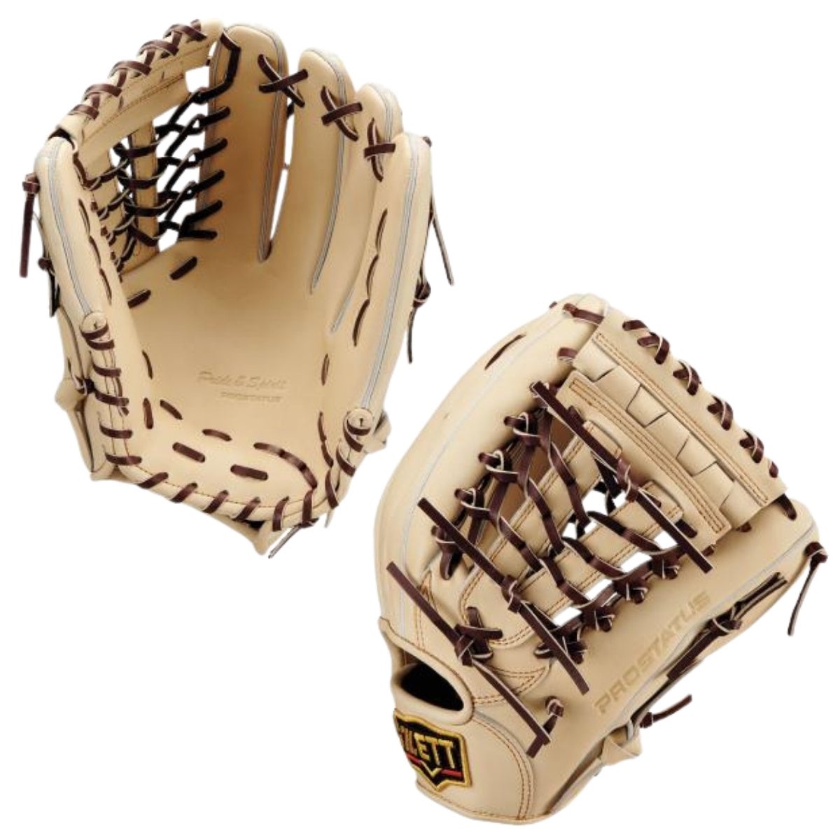 PROSTAFF 野球グローブ ベージュ 大人用 ゼット ZETT 専用グラブ袋付き PROSTATUS プロステイタス 軟式用グラブ