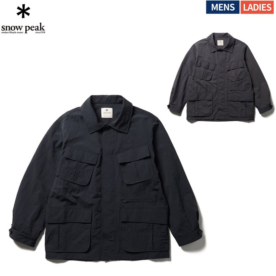 スノーピーク アウトドア アウター ブルゾン 男女兼用ユニセックス大きめXXL スノーピーク snowpeak Light Dobby Cloth Harrington Jacket